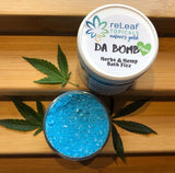 Pain Relief Bath Soak Jar With Herbs and Hemp Vegan